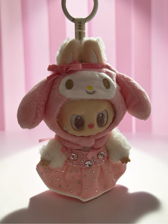 POP MART Other - HK Plush Keychain with embellished dress.
